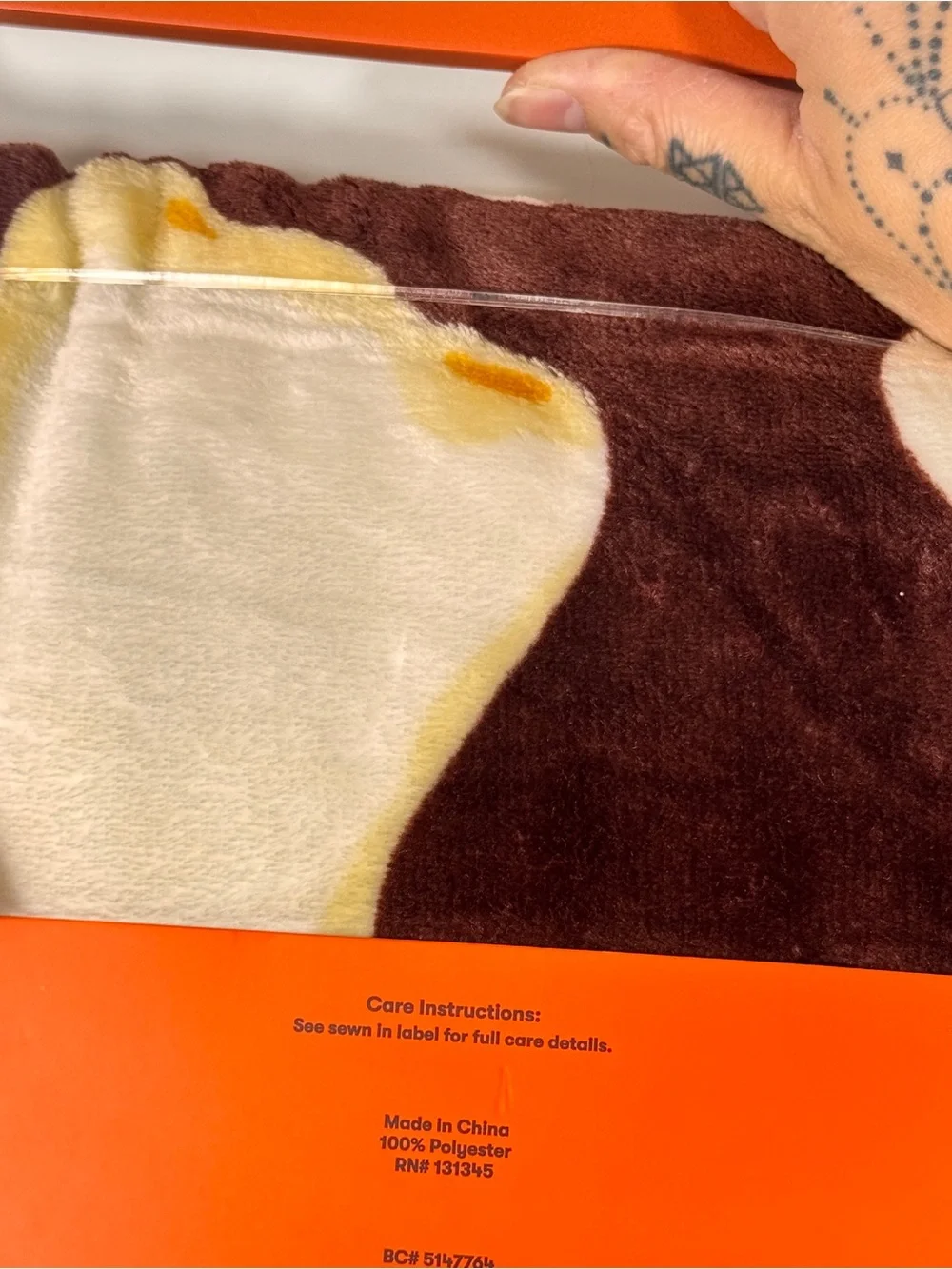 NEW Reese's Chocolate Ghosts Halloween Blanket 50x70